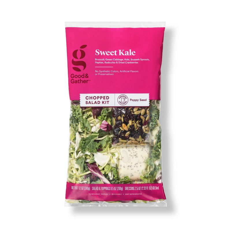 Sweet Kale Chopped Salad Kit - 12oz - Good & Gather&#8482;, 1 of 8