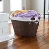 Laundry Basket with Handles, Removable and Washable Liner, Great for Carrying Laundry or Storing Linens - 2 of 4