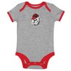 NCAA Georgia Bulldogs Infant Toddler Boys' 3pk Bodysuit - 3-6M - 2 of 4