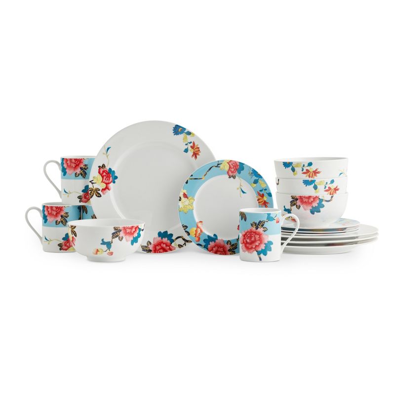 Spode Home Isabella 16 Piece Dinnerware Set with Service for 4  - 10.5" Dinner Plate, 7.5" Salad Plate, 6" Cereal Bowl, 12 oz Mug, 1 of 4