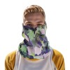 Unique Bargains Sunscreen Face Scarf Mask Purple White 1 Pc - 4 of 4