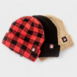 Canada Weather Gear Infant Beanie Hat Set – 3-Pack, Cozy Knit Winter Hats for Babies - 1 of 4