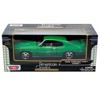 1969 Pontiac GTO Judge Green with Stripes 1/24 Diecast Model Car by Motormax - 3 of 3