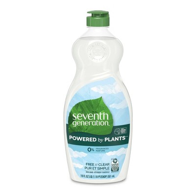 Seventh Generation Dish Liquid Soap - Free & Clear - 19 fl oz
