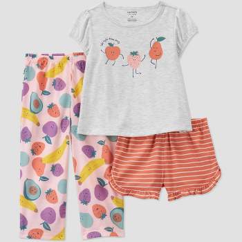 Carter's Just One You® Toddler Girls' 2pc Cats Fleece Long Sleeve Pajama Set  - Light Pink 12m : Target