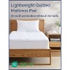 Quilted Mattress Pad – Breathable Fitted Topper Protector with Deep Pockets – Soft, Noiseless & Washable Cover - CGK Unlimited - 2 of 4