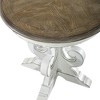 Liberty Furniture,Magnolia Manor Round End Table in Antique White - 4 of 4