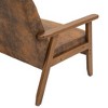 NicBex Couches for Living Room Modern Loveseat Sofa Upholstered Pu Leather 2-seat Couch with Wooden Leg for Apartment - 4 of 4
