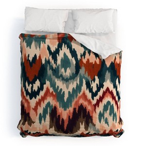 Deny Designs Megan Morris Kashimiran Kilim Comforter Bedding Set Blue - 1 of 4