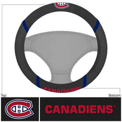 NHL Montreal Canadiens Embroidered Steering Wheel Cover