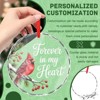 Christmas Ornament 2025 Remembrance Ornament for Loss of Loved One Forever in My Heart Bereavement Gift Sympathy Keepsake - 3 of 4