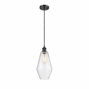 Cindyrella - 1 Light Cord Hung Mini Pendant In Industrial Style-14.5 Inches Tall and 7 Inches Wide - 1 of 1