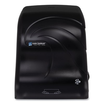 San Jamar Simplicity Mechanical Roll Dispenser, 12.38 x 9.5 x 14.63, Black Pearl