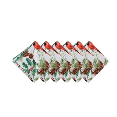 C&F Home Delwyn Cardinal Napkin S/6