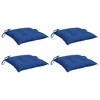 vidaXL Pallet Cushions 4 pcs Blue 19.7"x19.7"x2.8" Oxford Fabric - 3 of 4