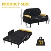 52.5" Recliner Sleeper Sofa Bed, Corduroy Convertible Loveseat with USB Charging for Living Room - 2 of 4