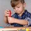 Toy Time Screw Block Toy- Kids Wooden Manipulative with Screws and Screwdriver- Fine Motor Development Activity for Boys and Girls - 2 of 4
