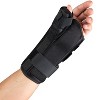 OTC Wrist-Thumb Splint, 8-Inch Adult, Lightweight Breathable, Black, Left - 2 of 4