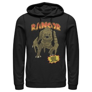 Men's Star Wars Rancor Always Hungry Never Satisfied Pull Over Hoodie - 1 of 3