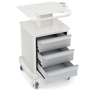 Mojgar Mobile Ultrasound Trolley Cart Portable Ultrasound Imaging Scanner Vehicle Medical Beauty Storage Cart 110LBS Load with 4 Wheels - 1 of 4