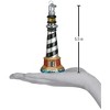 Old World Christmas Glass Blown Ornament for Christmas Tree, Cape Hatteras Lighthouse - 3 of 4