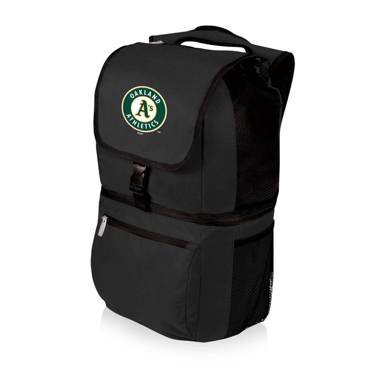 MLB Oakland Athletics Zuma Backpack Cooler - Black, 1 of 4