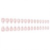 LOVELAY CREATIONS Almond French Tip Press-On Nails - 4 of 4