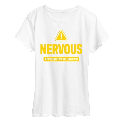 Women's - Instant Message - Nervous Short Sleeve Graphic T-Shirt