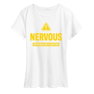 Women's - Instant Message - Nervous Short Sleeve Graphic T-Shirt - 1 of 4
