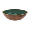 Gallerie II Merry Xmas Amaryllis Mango Wood Bowl - 2 of 3