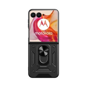 SAHARA - Raider Series Kickstand Case for Motorola Razr+ (2024) - Scorpion Black - 1 of 4