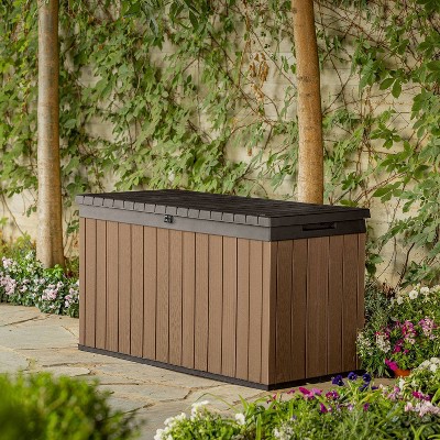 Darwin 150 Gallon Brown Resin Lockable Deck Box