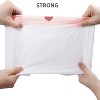 4-6 Gallon Trash Bags Drawstring, 150 Count, White & Unscented Garbage Can Liners - 4 of 4