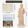 St. Joseph Home Selling Kit, 20-Pack Mini Buried Statue Set with Prayer Cards & Bags for Good Luck, Real Estate Gift - 2 of 4