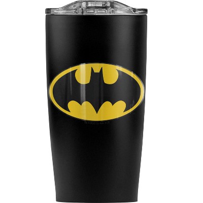 Batman Classic Logo Steel Tumbler 20oz Coffee Travel Mug