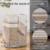 Laundry Hamper-Laundry Basket,Tall Cotton Storage Basket with Handles,Decorative Blanket Basket - 3 of 4