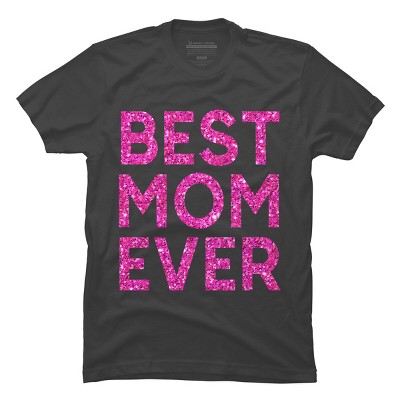 Men's Design By Humans Best Mom Ever Confetti Text By MeowShop T-Shirt