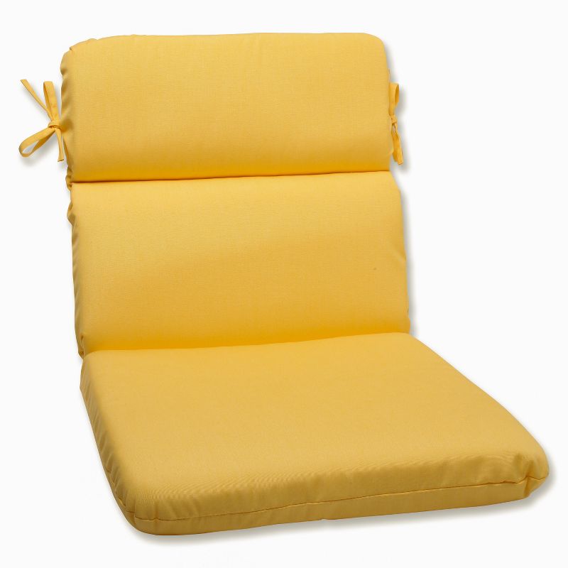 Pillow Perfect 40.5"x21" ECOM Canvas Outdoor Chair Cushion, 1 of 5