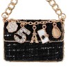 CTM Women's Tweed Handbag Bag Charm - 3 of 3