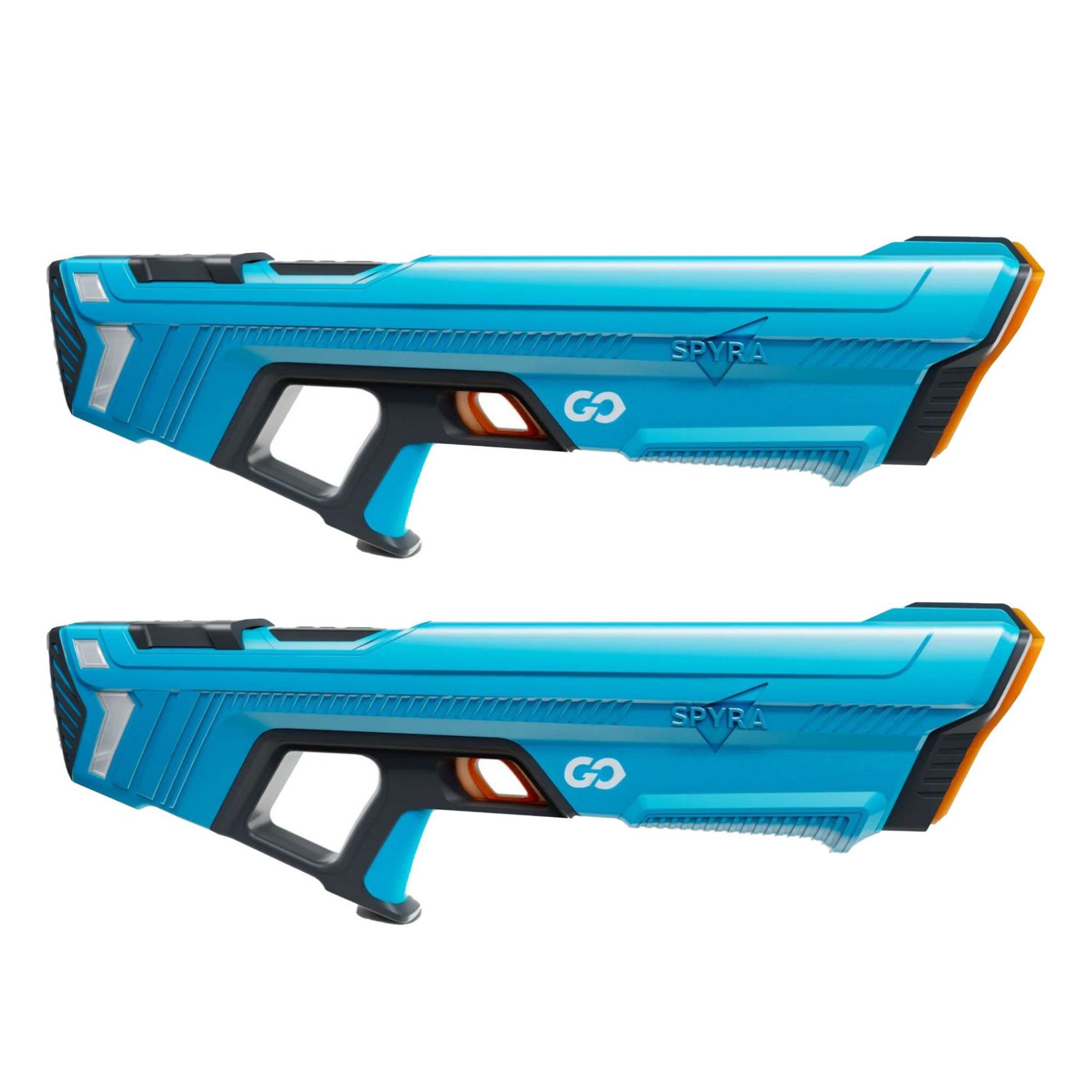 SPYRA 2 Pack Electric Water Blaster, Lightweight Squirt Gun Toy, SpyraGO, Blue