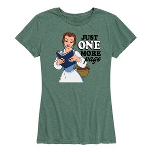 Women's - Disney Princess - Belle One More Page Short Sleeve Graphic T-Shirt - 1 of 4