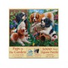 Sunsout Pups in the Garden 1000 pc   Jigsaw Puzzle 42946 - 3 of 4