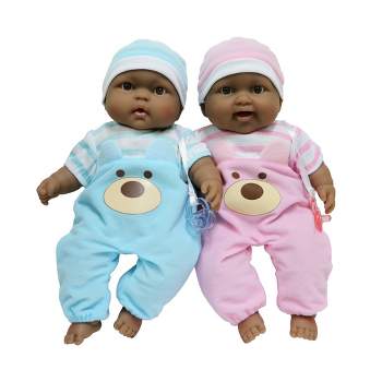 JC Toys Lots to Cuddle Babies 13" Doll Twin Set