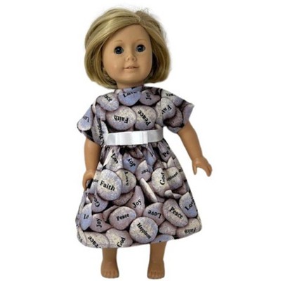 Doll Clothes Superstore Handmade Peace Dress Fits 18 Inch Girl Doll Like American Girl Our Generation My Life Dolls