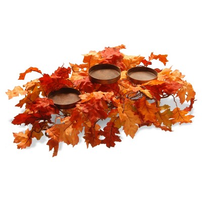 22" Maple Leaf Candleholder - National Tree Company