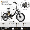 Costway Folding Electric Mountain Bike for Adults with 20" Fat Tires 750W Brushless Motor 54V 13Ah UL2849 - 3 of 4