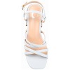 Journee Collection Womens Kempsy Open Square Toe Block Heel Sandals Blue 11 - 4 of 4