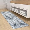 Large Area Rug, Washable Vintage Carpet, Soft Non-Slip Chenille Floor Mat, Non-Shedding for Living Room, Office - 3 of 4
