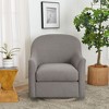 KINWELL 30" Wide Nursery Swivel Glider Chair Upholstered Armchair - 2 of 4