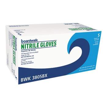 Boardwalk Disposable General-Purpose Nitrile Gloves Small Blue 4 mil 100/Box 380SBXA